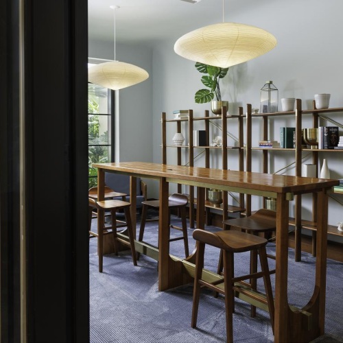 resident area at Biscayne 112 with high top table and chairs